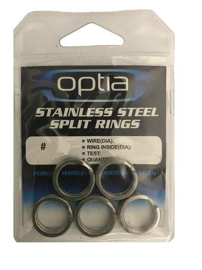 Optia Stainless Steel Split Ring