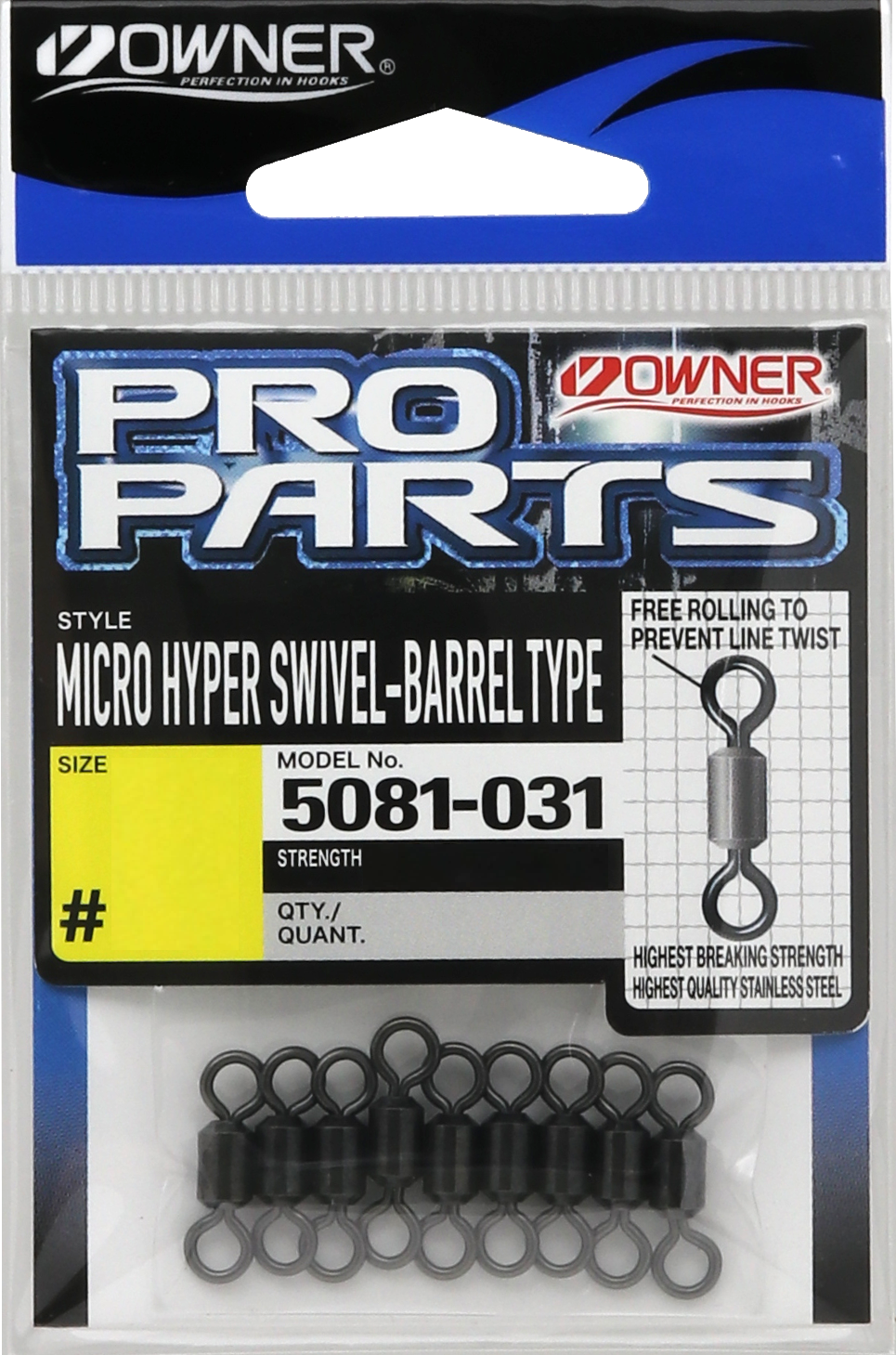 Owner 5081 Micro Barrel Swivel