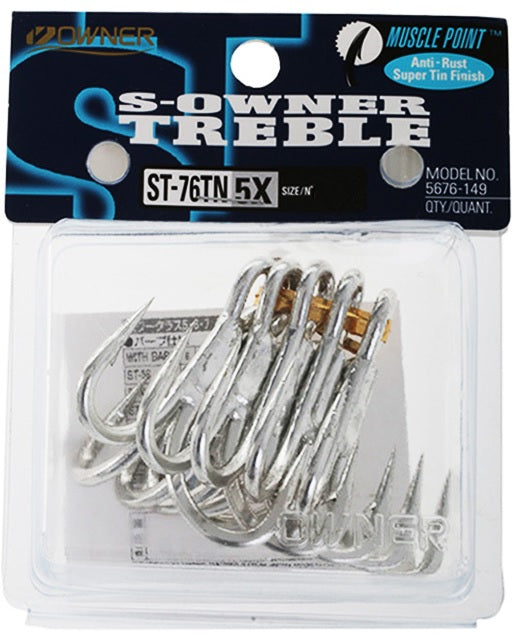 Owner ST-76TN Ultra Heavy Duty Treble Hook
