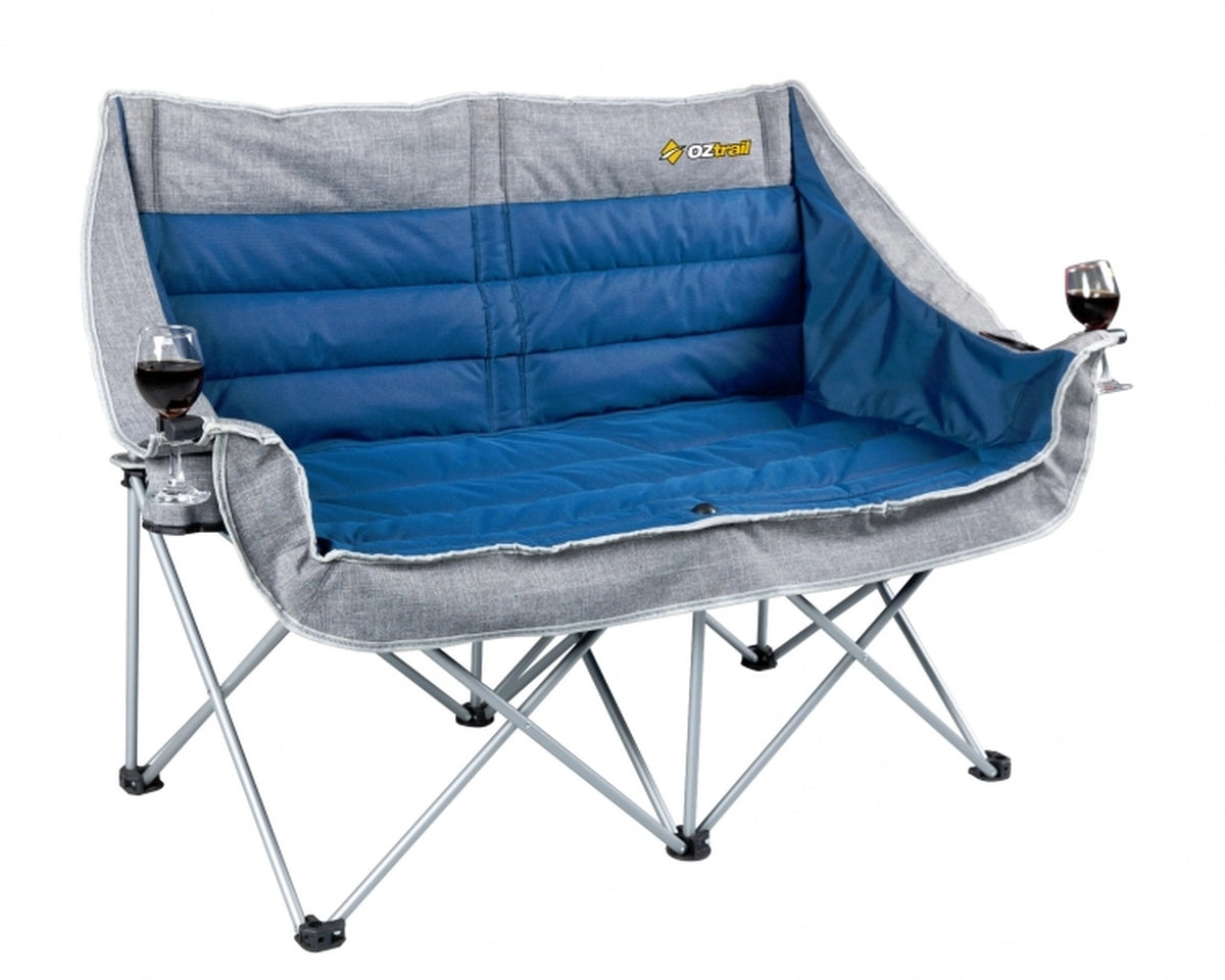 Oztrail Galaxy 3 Seat Sofa Camping Chair with Arms