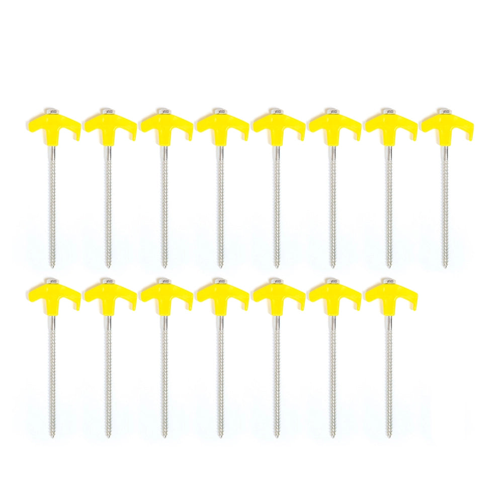 Oztrail Screw In Tent Peg Bulk Value Kit Pack