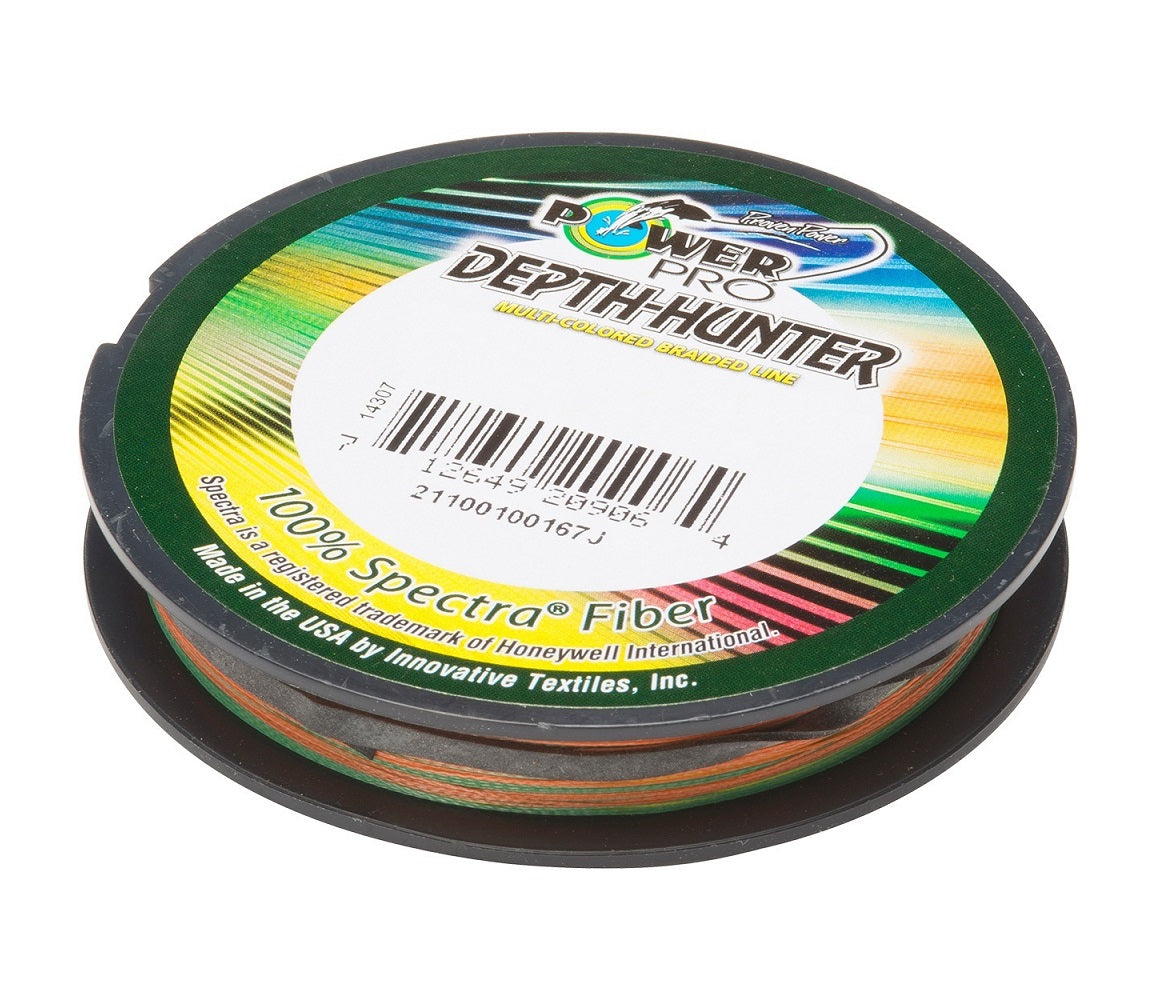 Power Pro Depth Hunter 500yds Multicolour Braided Fishing Line