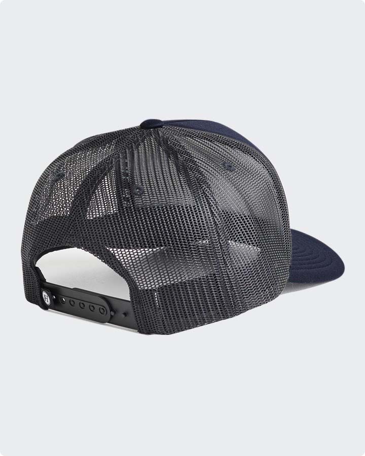 The Mad Hueys Pelicanned Foam Trucker Cap Hap Navy
