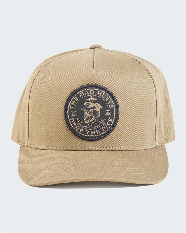 The Mad Hueys Drop The Pick Twill Snapback Cap Hat