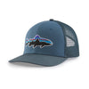 Patagonia 38288-PGBE Fitz Roy Trout Trucker Hat - Pigeon Blue