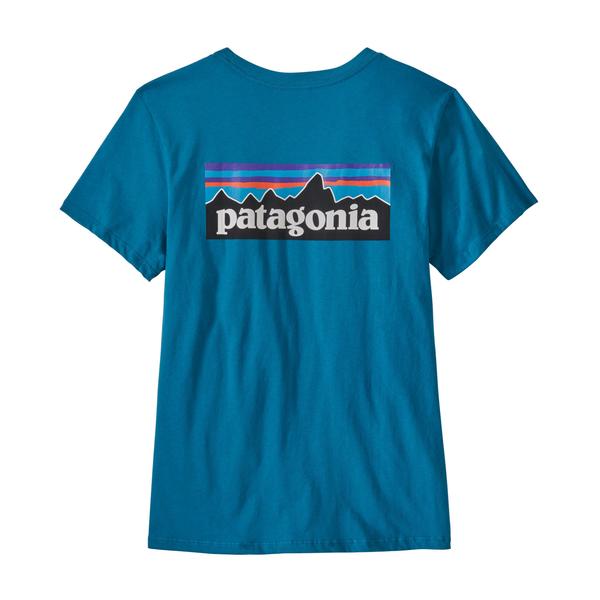 Patagonia Womens P-6 Logo Organic Crew Tee Shirt