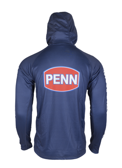 Penn Pro Long Sleeve Hooded Fishing Jersey Shirt