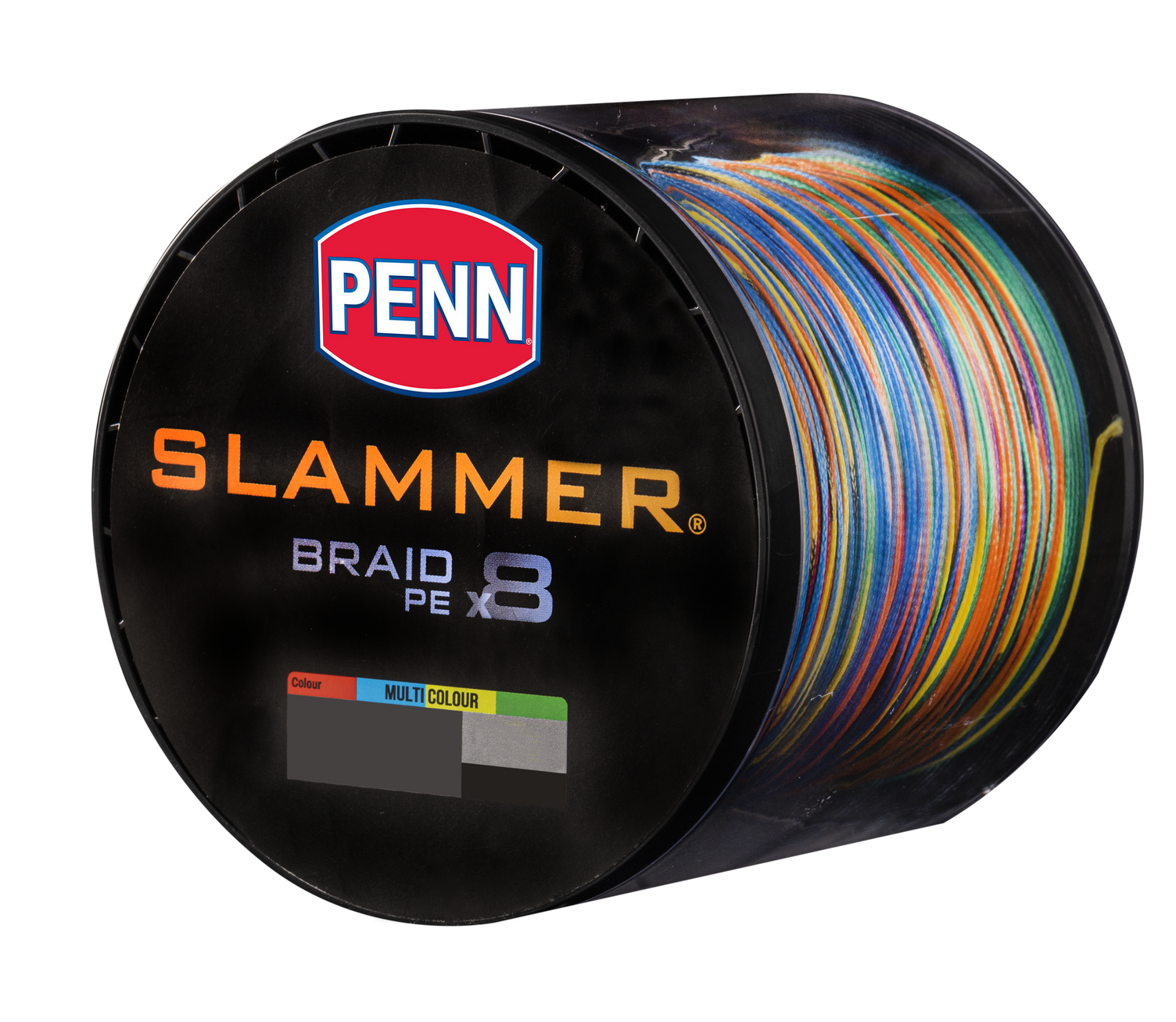 Penn Slammer Braid Fishing Line Multi Colour 400m
