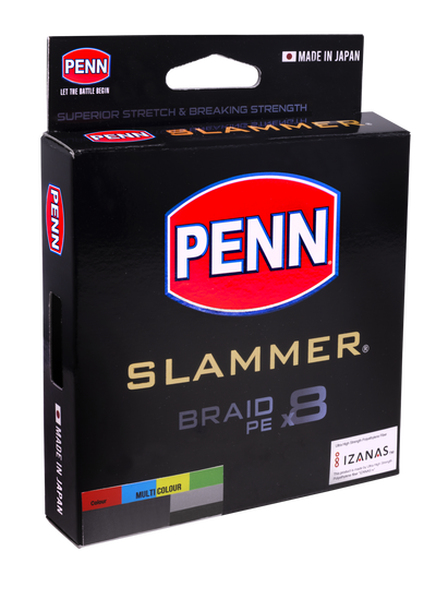 Penn Slammer Braid Fishing Line Multi Colour 150m