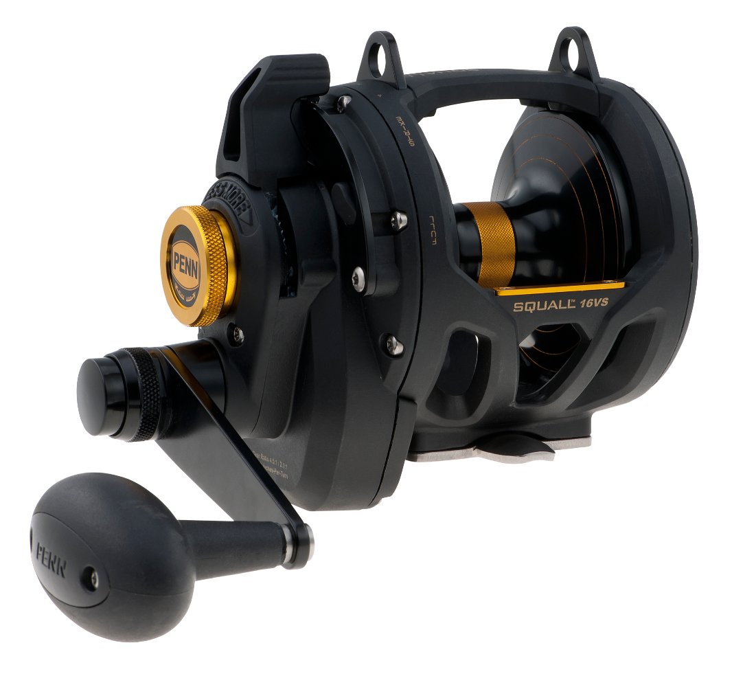 Penn Squall Lever Drag 2 Speed Overhead Reel