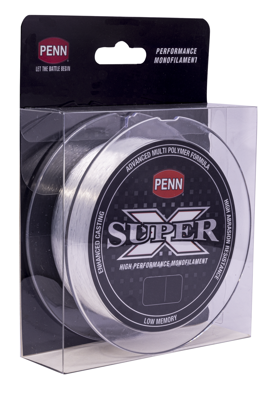 300m Spool of PENN Super X Monofilament Fishing Line - Low Vis