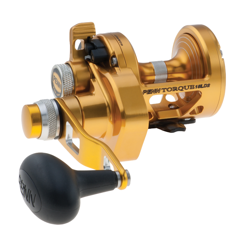 Penn Torque Gold Lever Drag 2 Speed Overhead Reel
