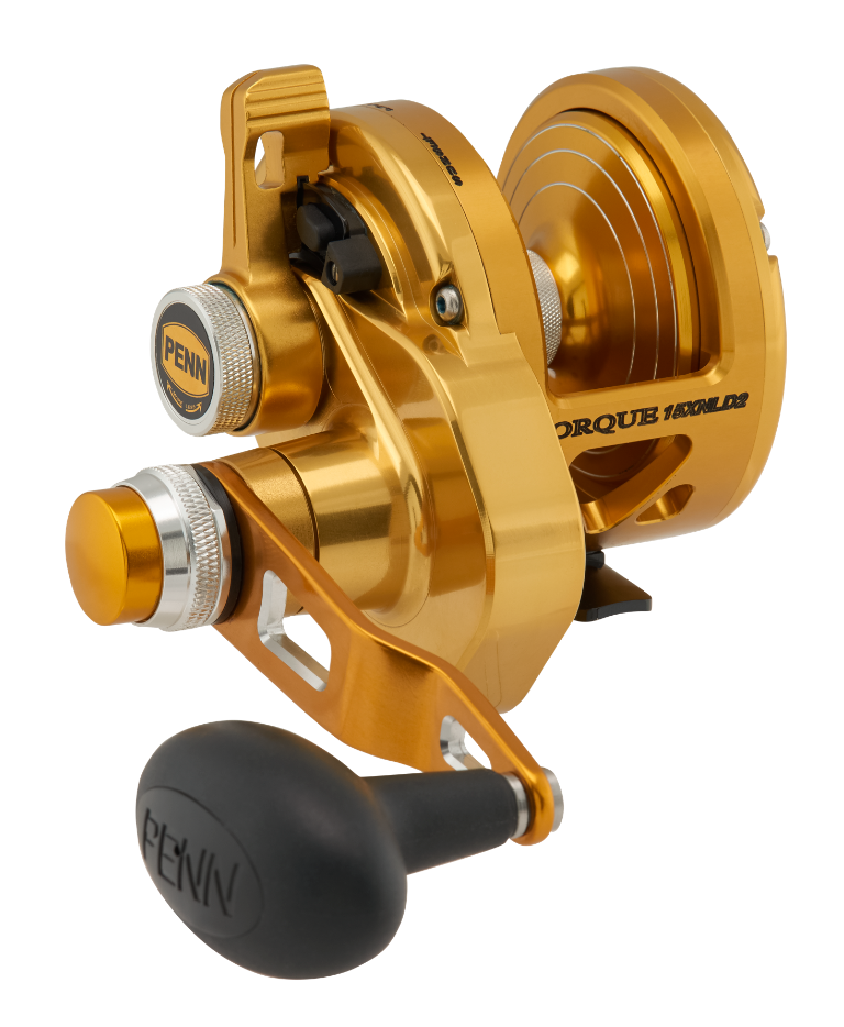 Penn Torque Gold Lever Drag 2 Speed Overhead Reel