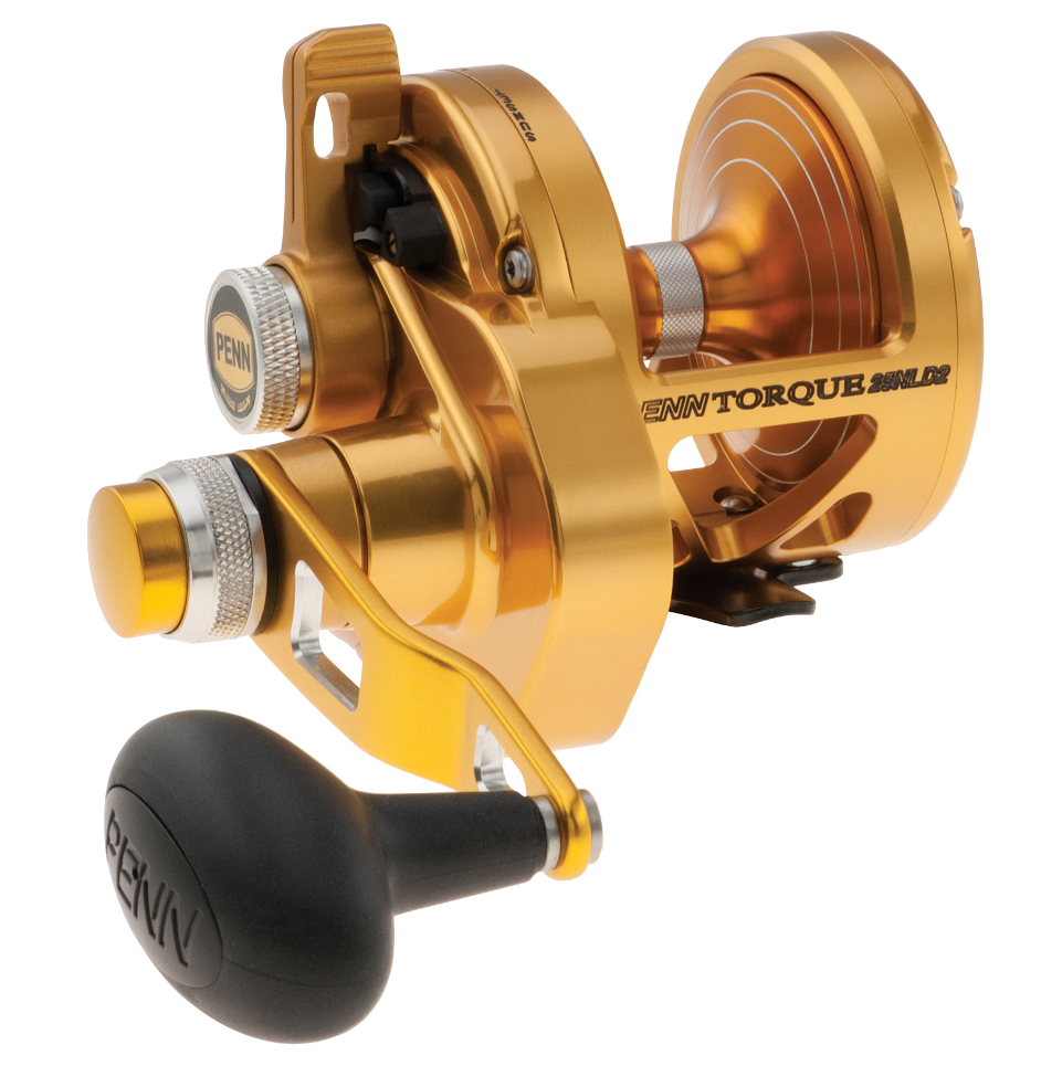 Penn Torque Gold Lever Drag 2 Speed Overhead Reel