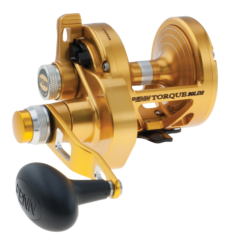 Penn Torque Gold Lever Drag 2 Speed Overhead Reel