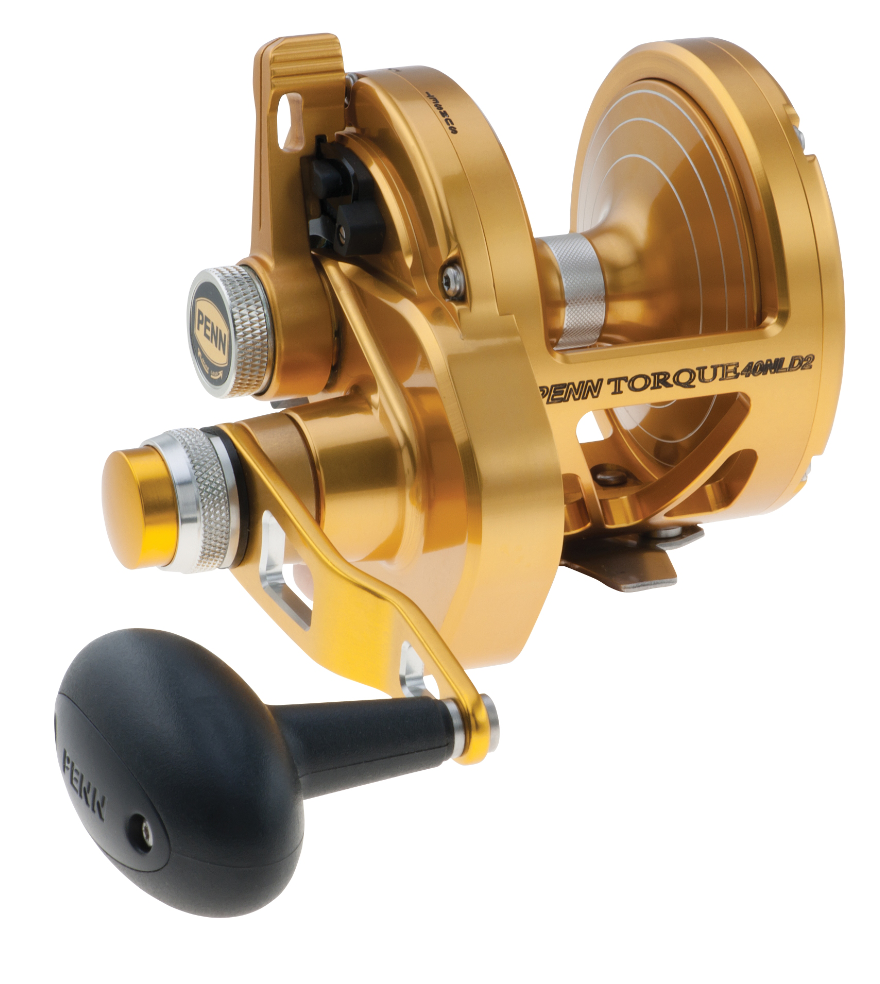 Penn Torque Gold Lever Drag 2 Speed Overhead Reel