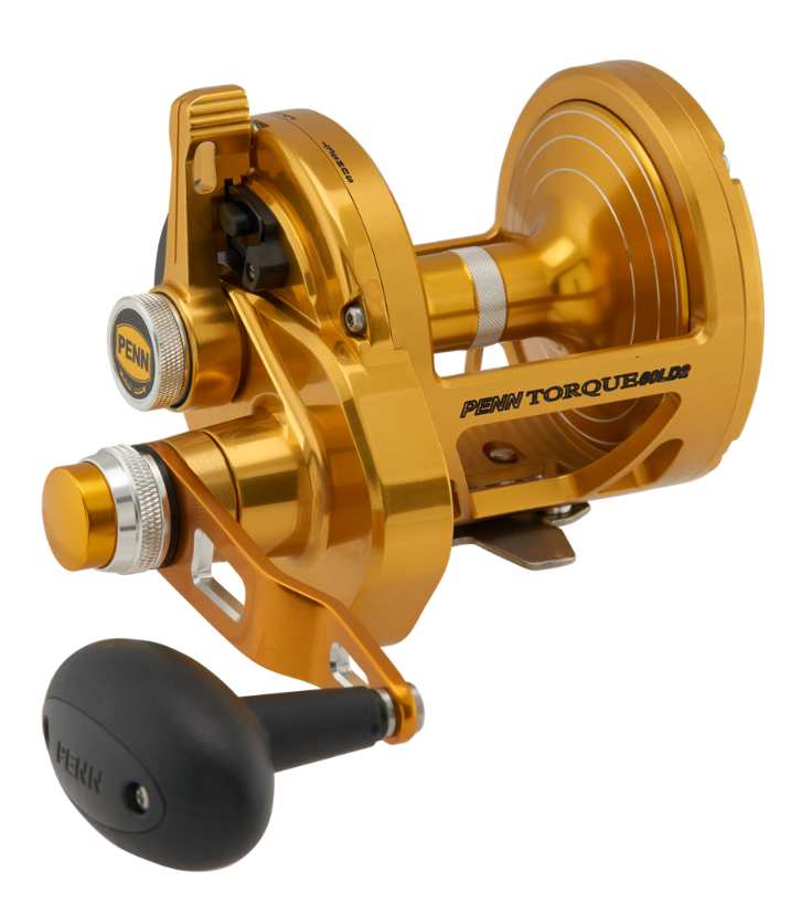 Penn Torque Gold Lever Drag 2 Speed Overhead Reel