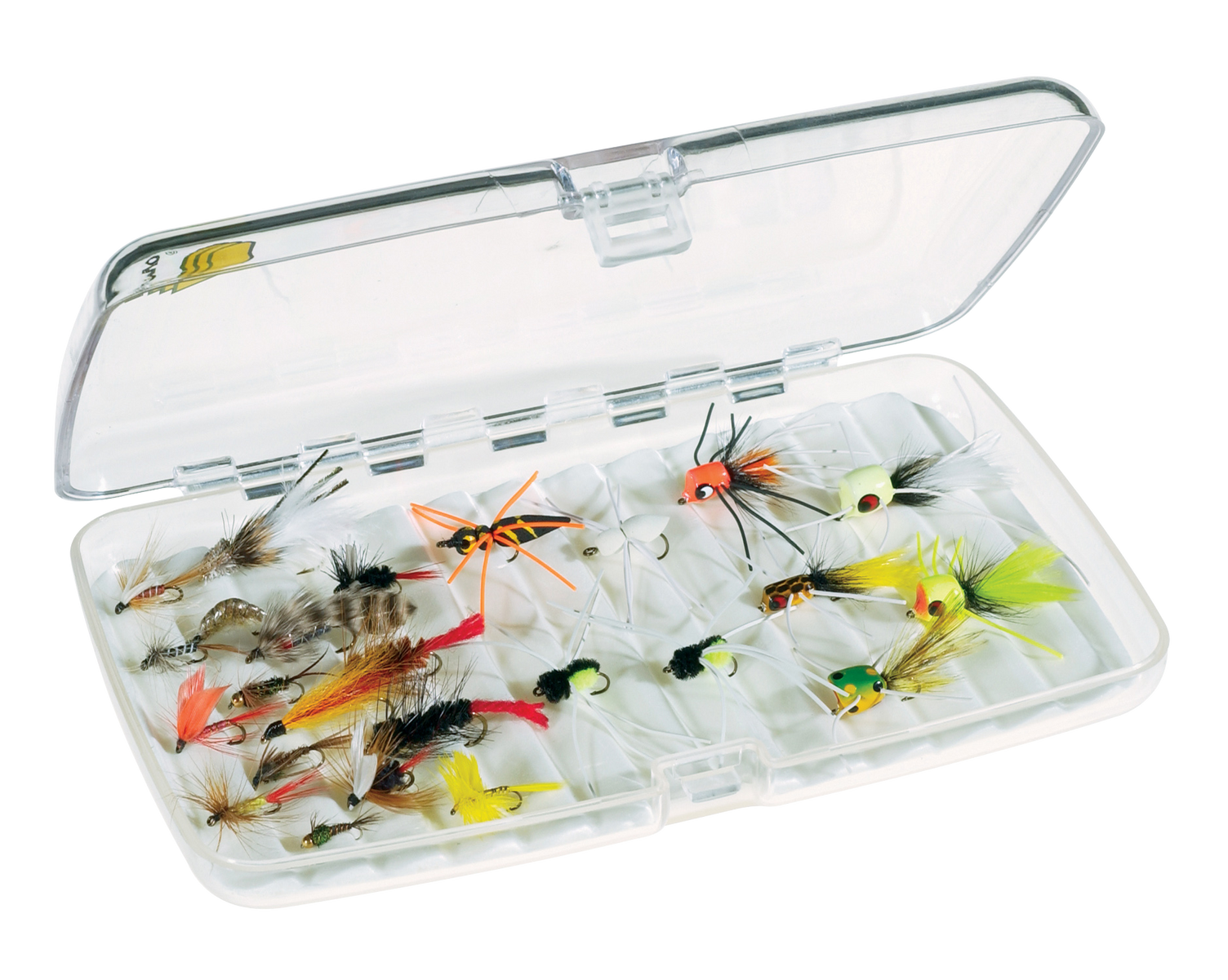 Plano Fly Storage Box With Foam Clear