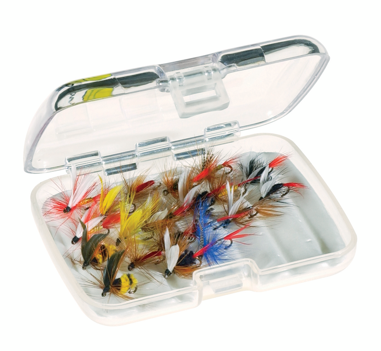 Plano Fly Storage Box With Foam Clear