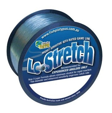 Platypus Lo Stretch Monofilament Fishing Line Blue 500m
