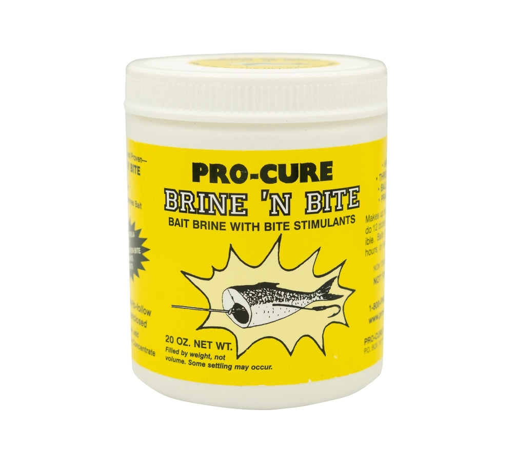 Pro-Cure Brine n Bite Bait Enhancement Powder with Stimulants