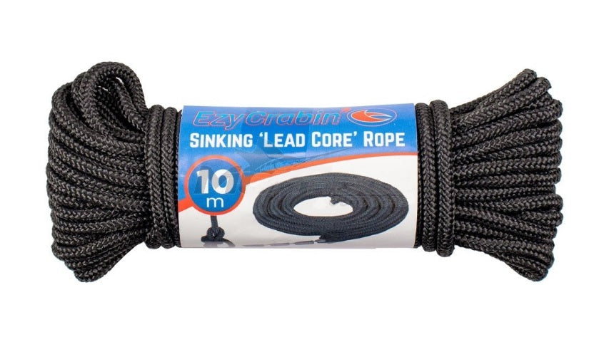 RPM Lead Core Sinking Crab Pot Rope Black10m