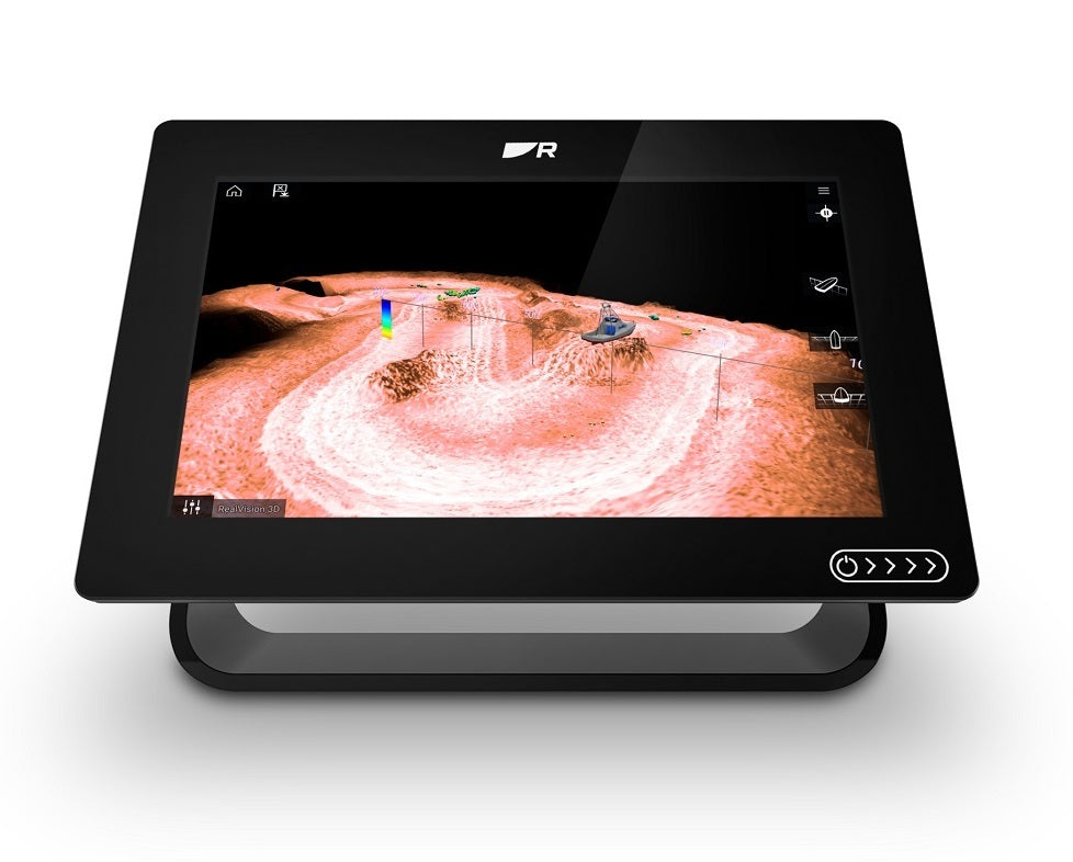 Raymarine Axiom+ Plus 9 MFD 3D RV Sonar Sounder Fishfinder GPS Charplotter Combo Unit with RV 100 Transducer E70637-03