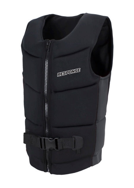 Response RNSB Single Belt Panelled Neoprene Life Jacket PFD Vest Black L50