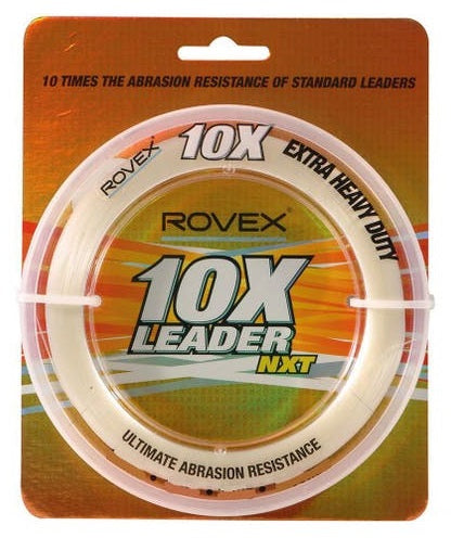 Rovex 10X Tough Clear Mono Monofilament Large Strain Leader 100m