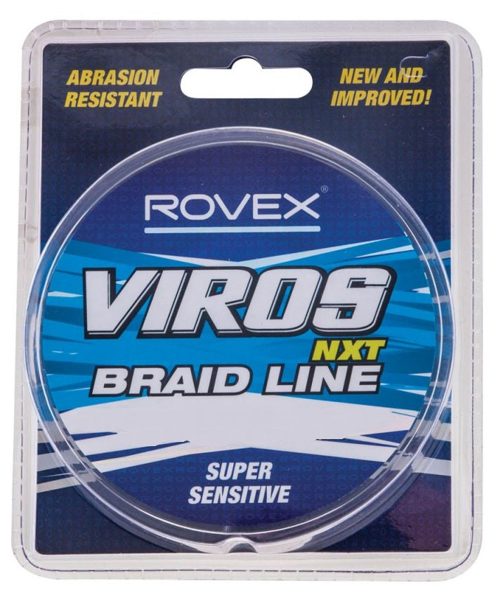 Rovex Viros NXT Green Braided Fishing Line - 300yd