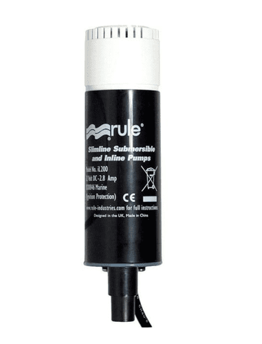 Rule Inline Submersible Pump IL200 12V