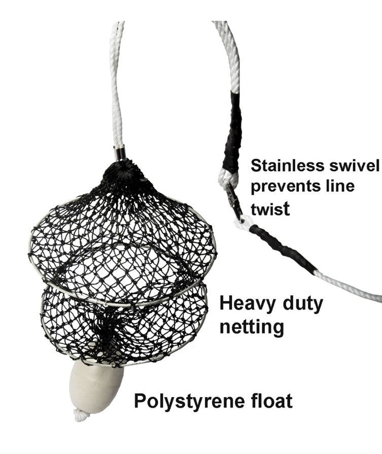 Hookem Complete Fish Scaler Bag with Ring 10mm Holes SCALBAGRING SMHOLE