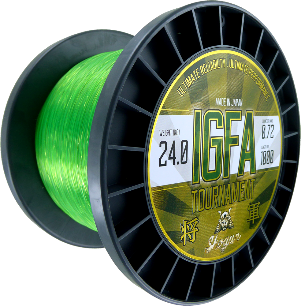 Shogun IGFA Tournament 1000m Monofilament Fluoro Green Fishing Line