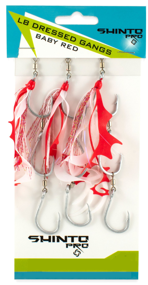 Shinto Pro Dressed Pre Ganged Live Bait Hook Sets With Swivels