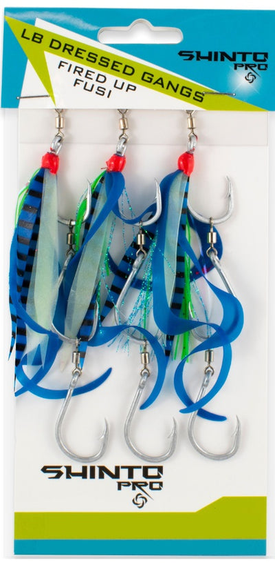 Shinto Pro Dressed Pre Ganged Live Bait Hook Sets With Swivels