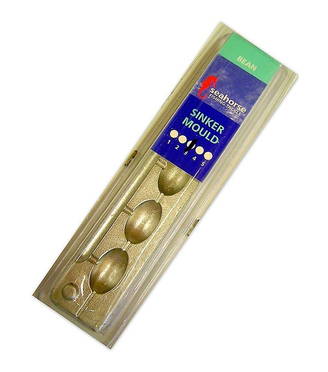 Seahorse Lead Bean Sinker Mould