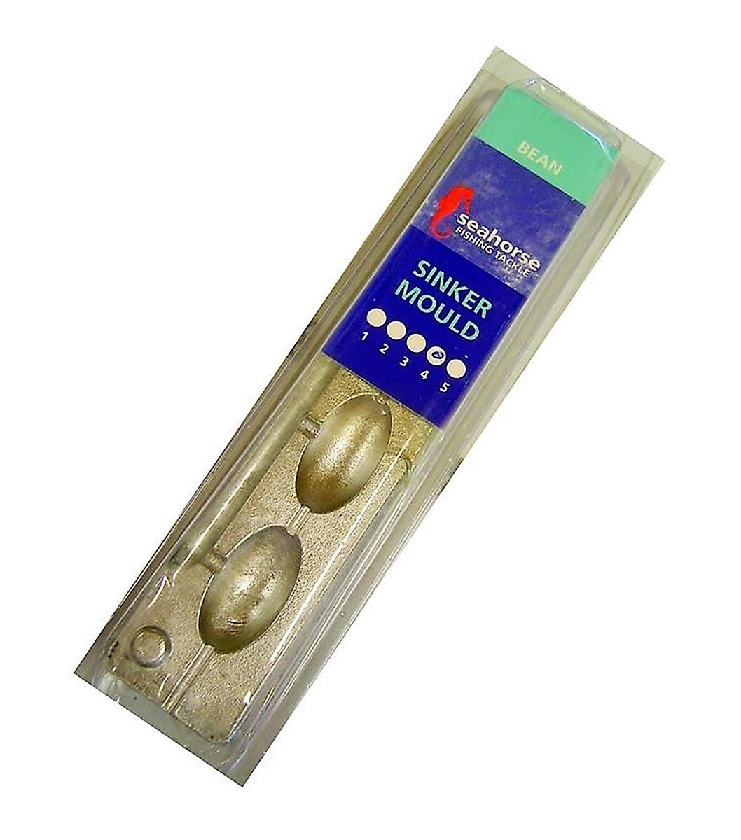 Seahorse Lead Bean Sinker Mould