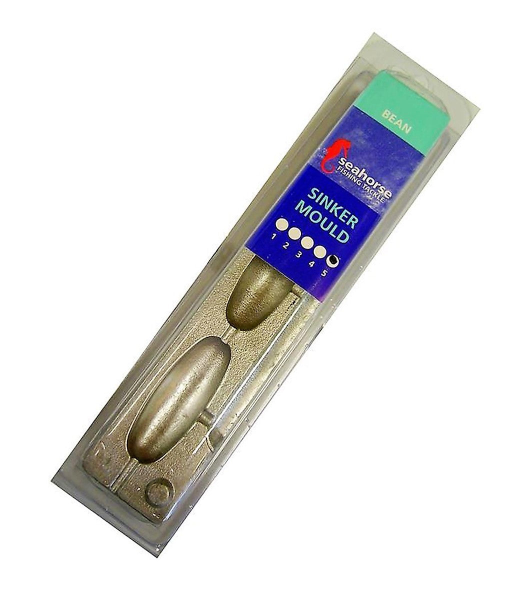 Seahorse Lead Bean Sinker Mould