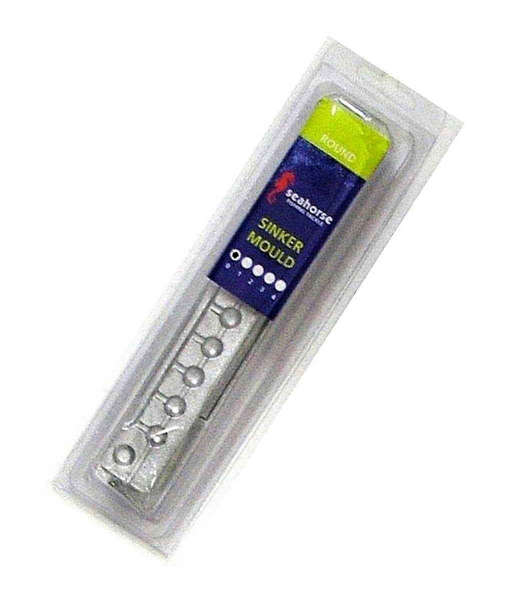 Seahorse Lead Round Ball Sinker Mould