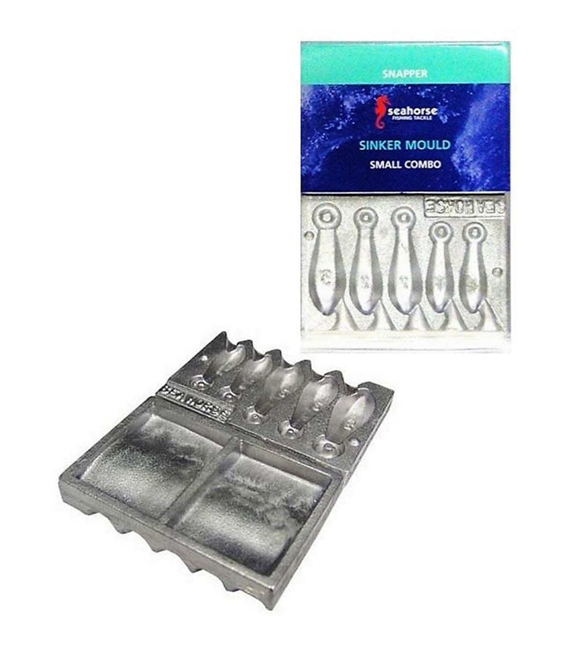 Seahorse Lead Snapper Sinker Combination Mould | Davo's Tackle Online