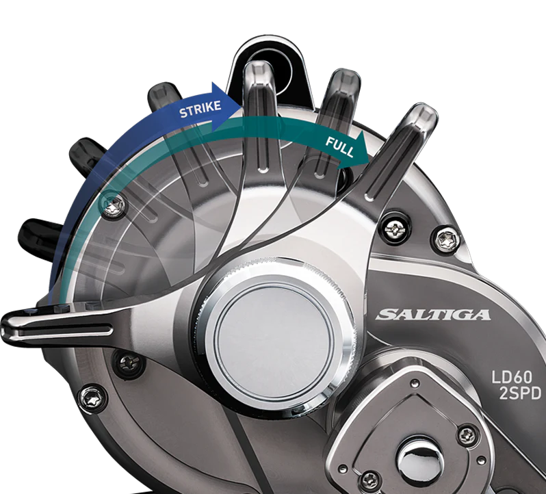 Daiwa 20 Saltiga LD Lever Drag Overhead Reel