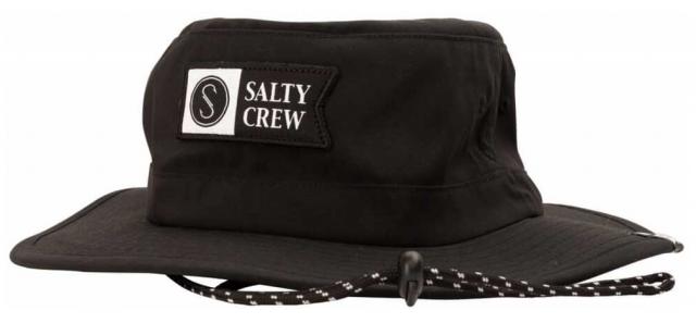 Salty Crew Alpha Tech Boonie Wide Brim Hat - Black