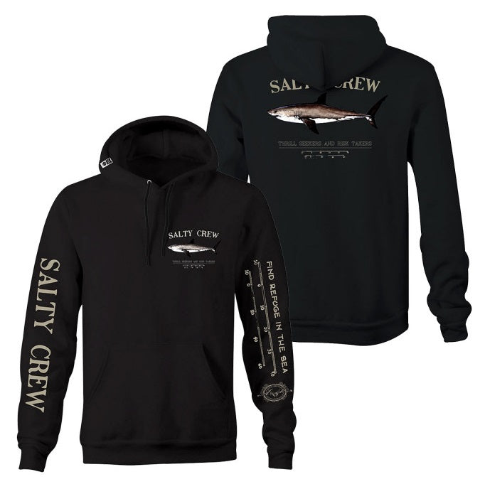Salty Crew Bruce Hooded Fleece Hoodie - Black