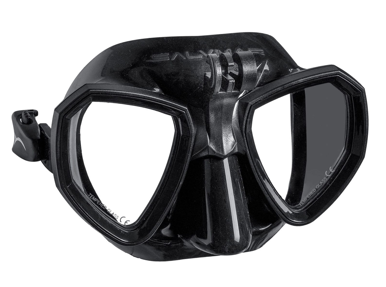 Salvimar Trinity Go Dive Mask with Go Pro Mount Black - 7500BB