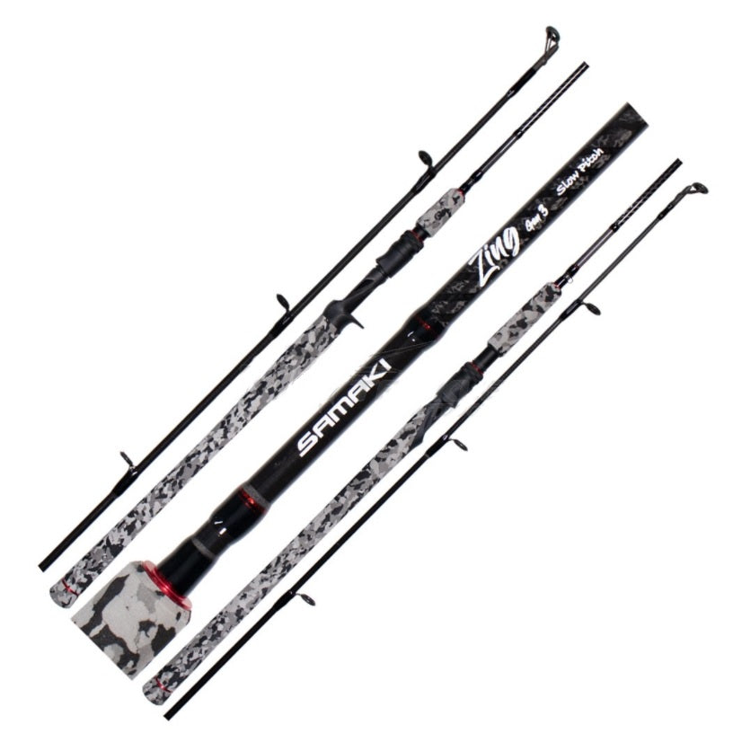 Samaki Zing Gen 3 Slow Pitch Jig Overhead Rod
