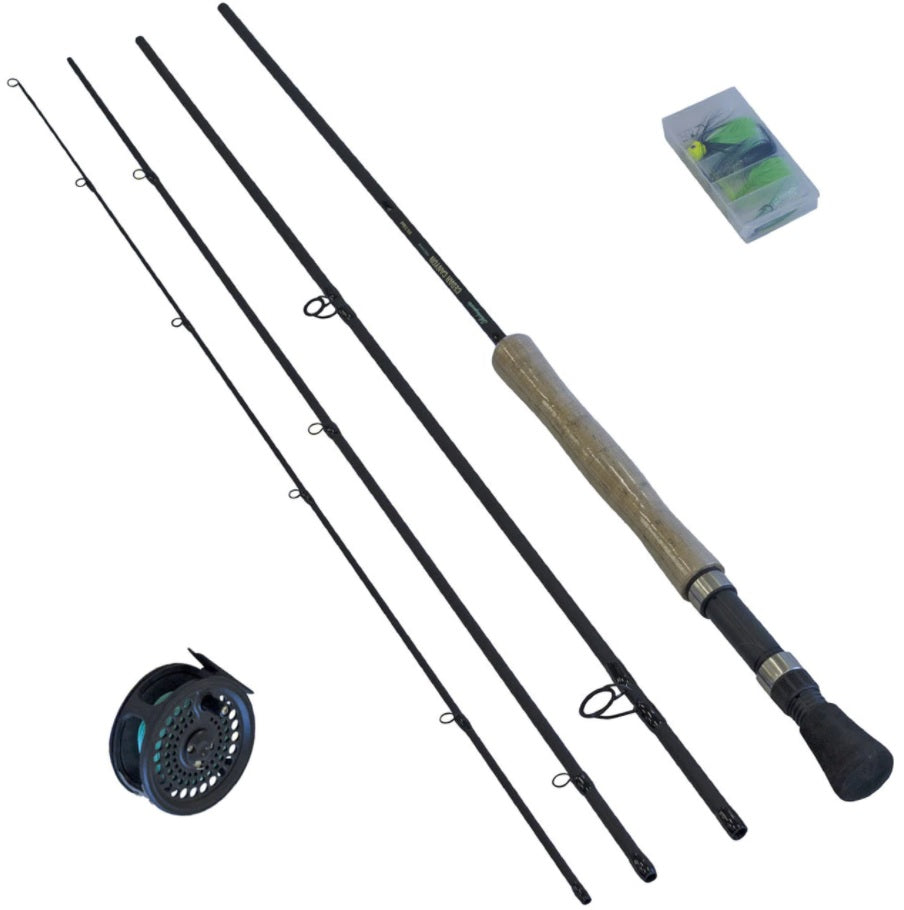 8 shakespeare fly rod reel combo Shakespeare Cedar Canyon Premier Complete Fly Fishing Kit - 7/8
