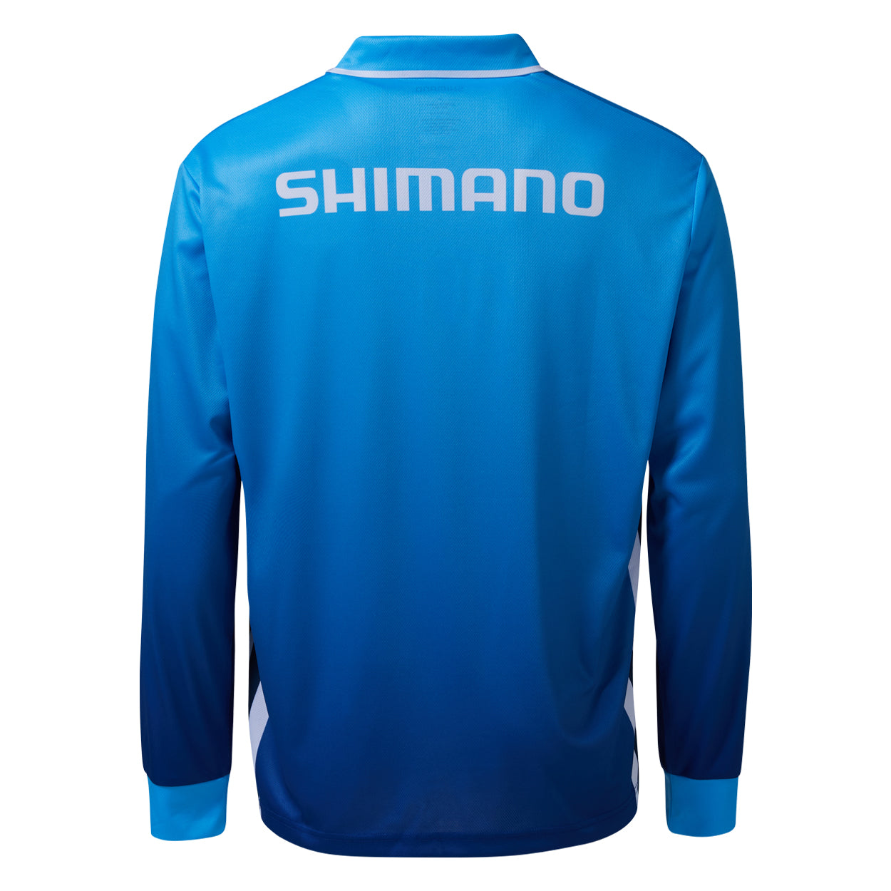 Shimano Corporate Sublimated Long Sleeve Fishing Jersey Shirt - Cyan