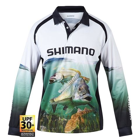 Shimano Estuary Tri Sublimated Fishing Shirt Jersey