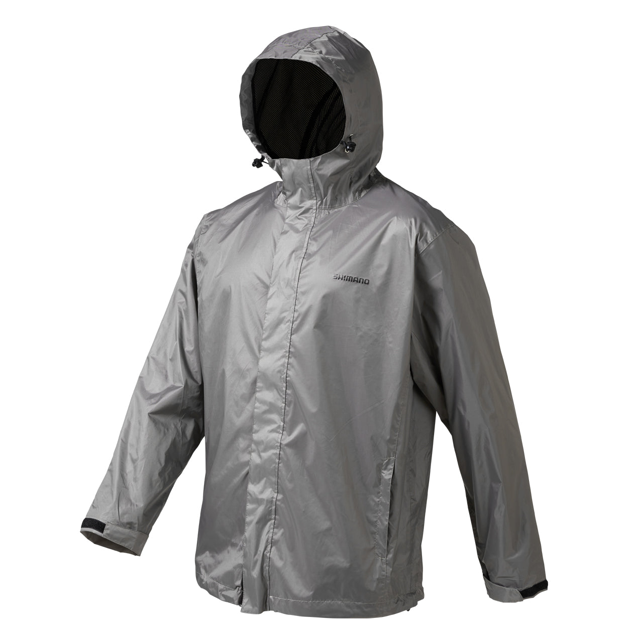 Shimano Packable Stowaway Rain Coat Spray Jacket Charcoal