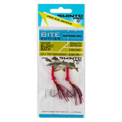 Shinto Pro Bite Enticer Running Sinker Circle Hook Pre Tied Rig